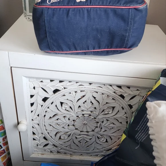 Coach LIMITED EDITION BONNIE CASHIN Navy and Pink Tote Bag - Picture 5 of 9